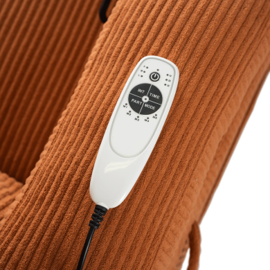 Крісло м'яке розкладне масажне з реклайнером Mebel Elit BOX Velvet Коричневий - 9 Крісло м'яке розкладне масажне з реклайнером Mebel Elit BOX Velvet Коричневий ME.BOX2/BR/SZTR/FW фото - 9