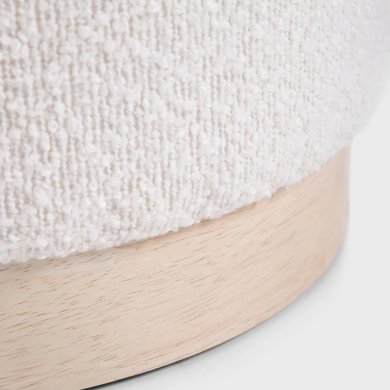 Пуф Homla FICA WOOD TEDDY BOUCLE Екрю 233327 фото - 4
