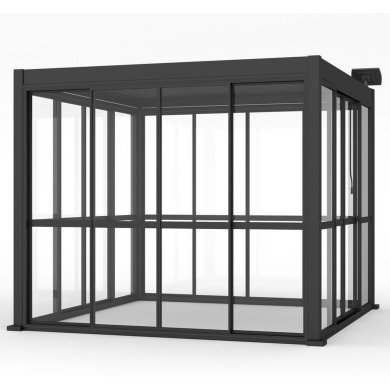 Розсувні двері для перголи Garden Line 3 м Сірий GOL0609 фото - 3