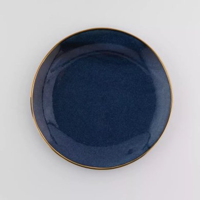 Тарелка Duka Siren 21 см | Синий / Золотой - 2 Тарелка Duka Siren 21 см | Синий / Золотой 1219814 фото - 2