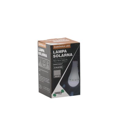 Светильник на солнечной батарее с пультом Garden Line ZAROWKA 12 Вт Белый SOL6155 фото - 5