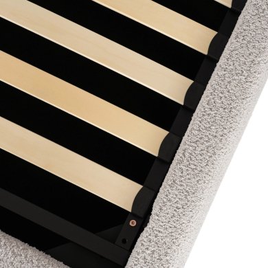 Кровать Mebel Elit HAGA Boucle 160x200 см Серый ME.HAGA/160/P/TB/LOZZPOJ фото - 11