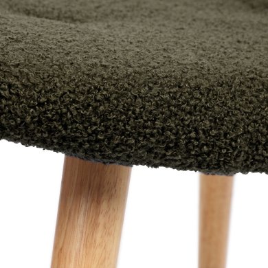 Подставка для ног Homla MOSS TEDDY BOUCLE Зеленый 229609 фото - 4