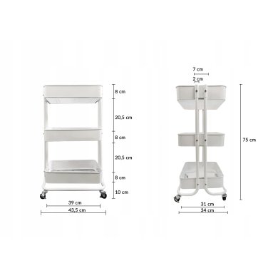 Візок Kontrast Білий 6.02.20045 фото - 2