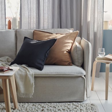 IKEA Декоративная наволочка DYTAG 65x65 см Бежевый (ИКЕА ДИТАГ) 80517688 фото - 5