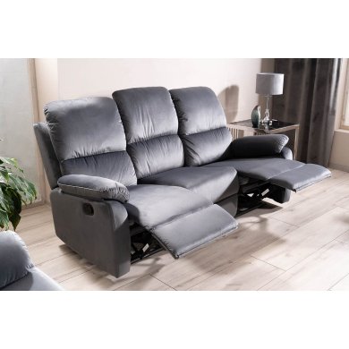 Диван раскладной Signal Spencer 3 Velvet | Серый (Bluvel 14) SPENCER3VSZ фото - 4