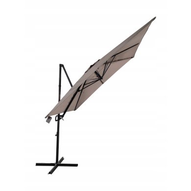 Садова парасоля з чохлом Kontrast SEATTLE 250х250 см Бежевий - 2 Садова парасоля з чохлом Kontrast SEATTLE 250х250 см Бежевий 5.06.213235 фото - 2