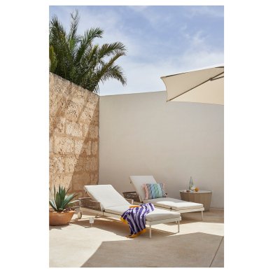 Шезлонг SEGERON Бежевий - 4 IKEA Шезлонг SEGERON Бежевий (ИКЕА СЕГЕРОН) 79494857 фото - 4