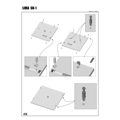 Тумбочка Halmar Lima SN-1 | Білий V-PL-LIMA-SN1-BIAŁY фото - 5