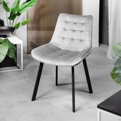 Обеденный стул Homla COLIN Welur Серый - 7 Обеденный стул Homla COLIN Welur Серый 161792 фото - 7