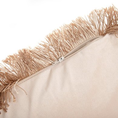 Декоративна наволочка Homla LIMA 45х45 см Бежевий 210069 фото - 2