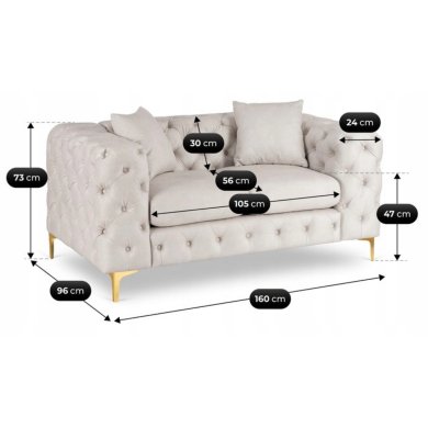 Диван Mebel Elit SORRENTO 2S Кремовий ME.SORRENTO2S/KR/V/SOF фото - 10