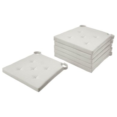 IKEA Комплект подушек на стул JUSTINA 6 шт Бежевый (ИКЕА ДЖАСТИН) 99503238