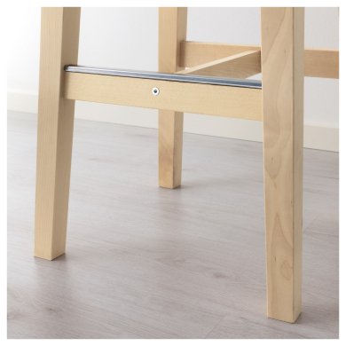 IKEA Барний табурет NILSOLLE Дерево (ИКЕА НИЛСОЛЛЕ) 10462123 фото - 3