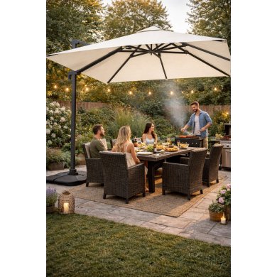 Садова парасоля з чохлом Garden Line ROMA 300х300 см Бежевий GAO5408 фото - 15