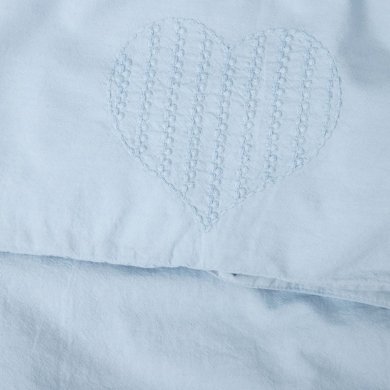 Комплект постельного белья Homla EMILLE PREMIUM 160x200 см Голубой 213554 фото - 3