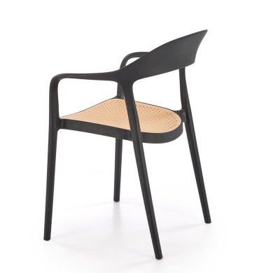 Садовый стул Halmar K530 Черный - 2 Садовый стул Halmar K530 Черный V-CH-K/530-KR-CZARNY фото - 2