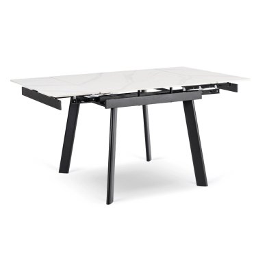 Розкладний обідній стіл Mebel Elit LARES Ceramic Marmur Білий ME.LARES/B/CZ/CER/S90-150 фото - 4