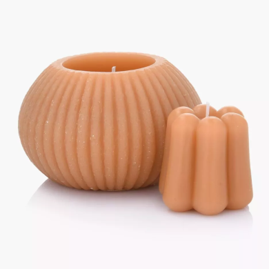 Свічка Duka Modernist Canneles | Жовтий 1219330 фото - 3