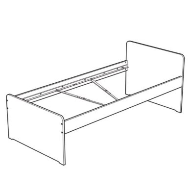 Каркас кровати SLAKT - 2 IKEA Каркас кровати SLAKT (ИКЕА СЛЭКТ) 00453826 фото - 2
