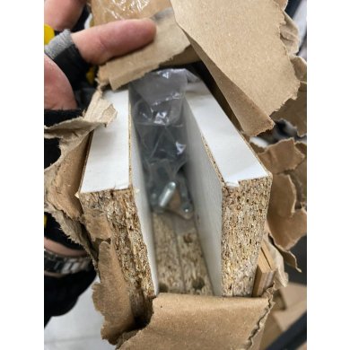 IKEA УЦЕНКА Стеллаж GERSBY Белый brak/70261131 фото - 4