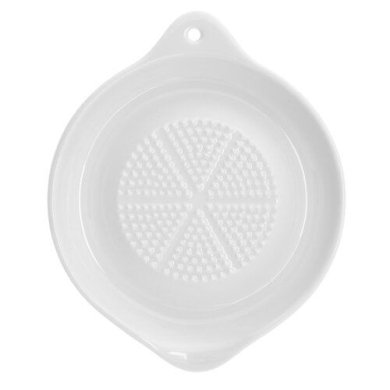 Мини-терка на тарелке Duka Smart 11 см | Белая керамика 1218806 фото - 2