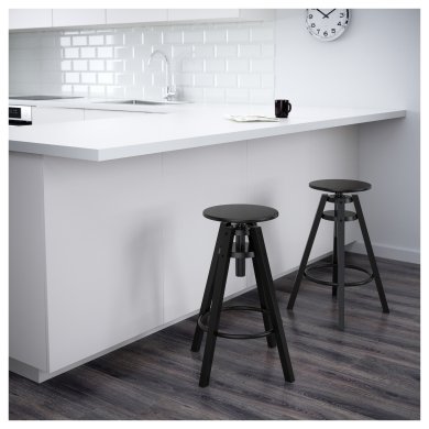 Барний табурет DALFRED Черный - 3 IKEA Барний табурет DALFRED Черный (ИКЕА ДАЛЬФРЕД) 60155602 фото - 3