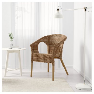 Садовое кресло AGEN Дерево - 2 IKEA Садовое кресло AGEN Дерево (ИКЕА АГЕН) 50058376 фото - 2