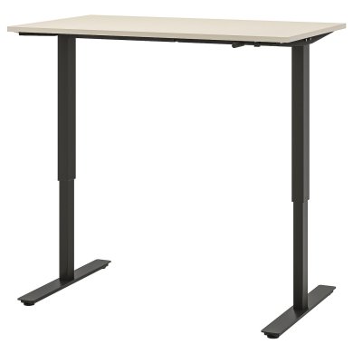 IKEA Письменный стол для работы сидя/стоя TROTTEN Бежевый (ИКЕА ТРОТТЕН) 79429584