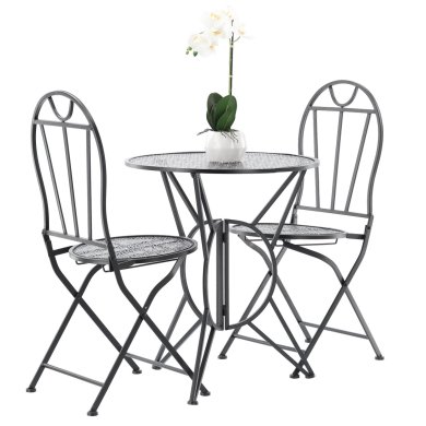 Комплект садових меблів Garden Line SUSAN Чорний - 2 Комплект садових меблів Garden Line SUSAN Чорний GOM8244 фото - 2