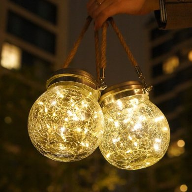 Світильник на сонячній батареї Garden Line KRIS Прозорий SOL3682 фото - 5