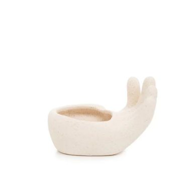 Подсвечник Homla YOGA 10x6x8 см | Экрю 214192