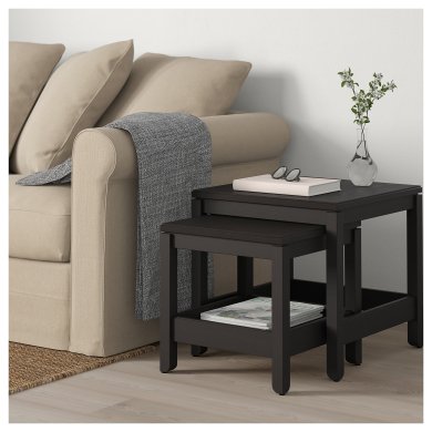 IKEA Комплект журнальных столов HAVSTA 2 шт Коричневый (ИКЕА ХАВСТА) 60404197