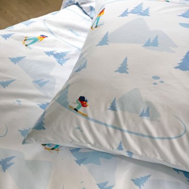 Комплект постільної білизни Homla MERRIMENT 140x200 см Принт 242814 фото - 7