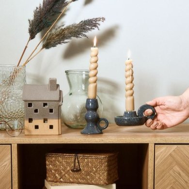 Свічник Homla ROLO 8,5x7x10,5 см | Синій - 3 Свічник Homla ROLO 8,5x7x10,5 см | Синій 218161 фото - 3