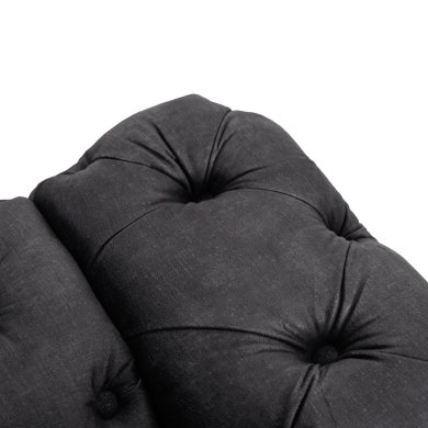 Крісло м'яке Mebel Elit SORRENTO 1S Welur Чорний ME.SORRENTO1S/CZ/V/FW фото - 6