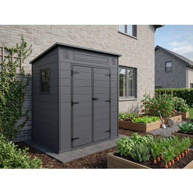 Садовий будиночок Garden Line CRAFTEN 181x130x200 см Чорний DOR3440 фото - 5