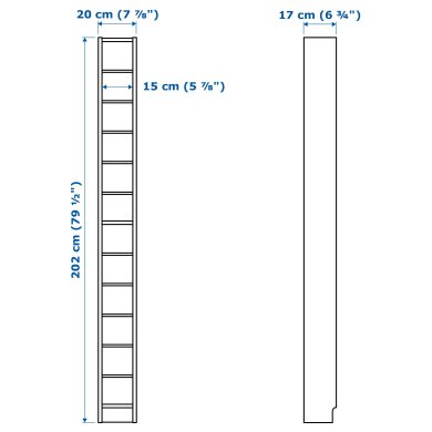 IKEA Стеллаж GNEDBY Белый (ИКЕА ГНЕДБИ) 40277143 фото - 2