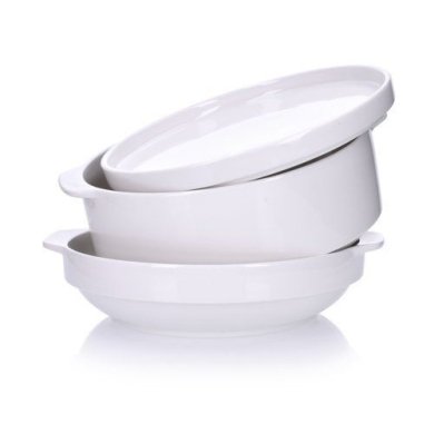 Тарілка порцелянова Duka Stapel 25 см | Білий 1215514 фото - 3