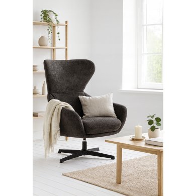 Кресло мягкое поворотное Kontrast FELIX Темно-серый 5.01.84052 фото - 7