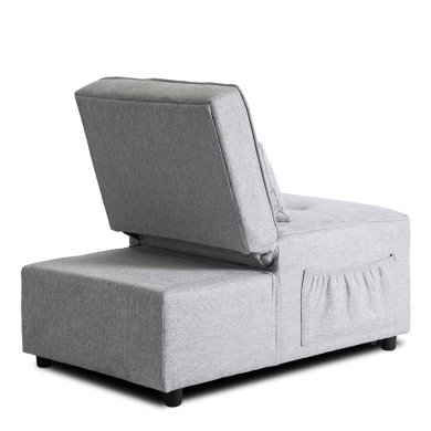 Кресло мягкое раскладное Mebel Elit IBERIS BIG Серый ME.IBERIS/P/T/FW80 фото - 6