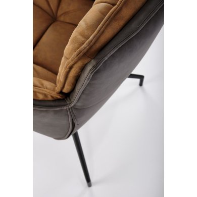 Обеденный стул поворотный Halmar K523 Коричневый V-CH-K/523-KR-BRĄZOWY фото - 14