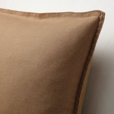 IKEA Декоративная наволочка DYTAG 65x65 см Бежевый (ИКЕА ДИТАГ) 80517688 фото - 3