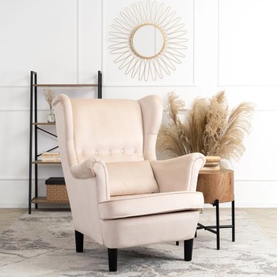 Крісло м'яке Mebel Elit KLARIS 2 Welur Бежевий ME.KLARIS2/BZ/V/FW фото - 8