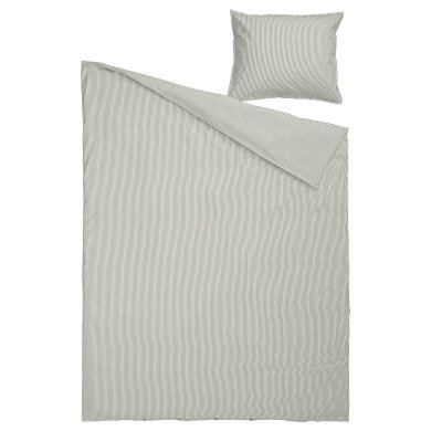 IKEA Комплект постельного белья SOLFIBBLA 150x200 см Зеленый (ИКЕА СОЛЬФИББЛА) 40611287 фото - 3