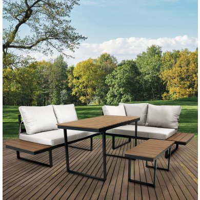 Комплект садових меблів Kontrast GLOBO TOUPE Дерево 5.05.13792 фото - 13