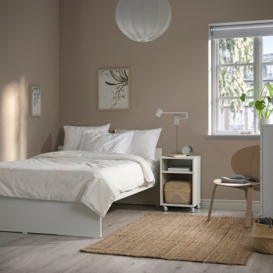 IKEA Ліжко VIHALS 140х200 см Білий (ИКЕА ВИХАЛС) 20602439 фото - 6