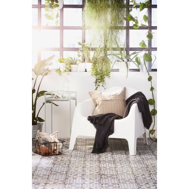 IKEA Садове крісло SKARPO Білий (ИКЕА СКАРПО) 70234185 фото - 4