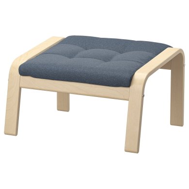 IKEA Подставка для ног POANG Синий (ИКЕА ПОАНГ) 59502194