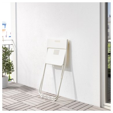 Складаний садовий стілець FEJAN Білий - 3 IKEA Складаний садовий стілець FEJAN Білий (ИКЕА FEJAN) 10255307 фото - 3